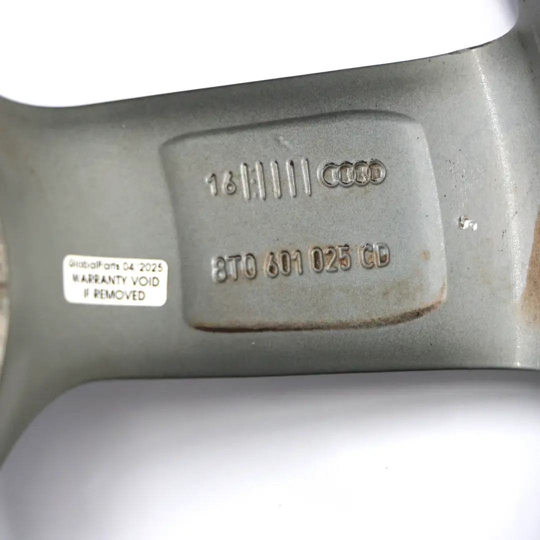 Llanta Audi A5 S5 8T S-Line Rotor Aleación 19" 9J ET:33 Gris para con número de pieza 8T0601025CD Llanta Audi A5 S5 8T S-Line Rotor Aleación 19" 9J ET:33 Gris - SKU 8T0601025CD-6 - Número de pieza 8T0601025CD