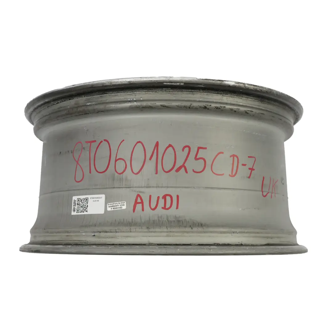 Grey Wheel Rim Audi A5 S5 8T S-Line Rotor Alloy 19" 9J ET:33 to with Part number 8T0601025CD Grey Wheel Rim Audi A5 S5 8T S-Line Rotor Alloy 19" 9J ET:33 - SKU 8T0601025CD-7 - Part number 8T0601025CD