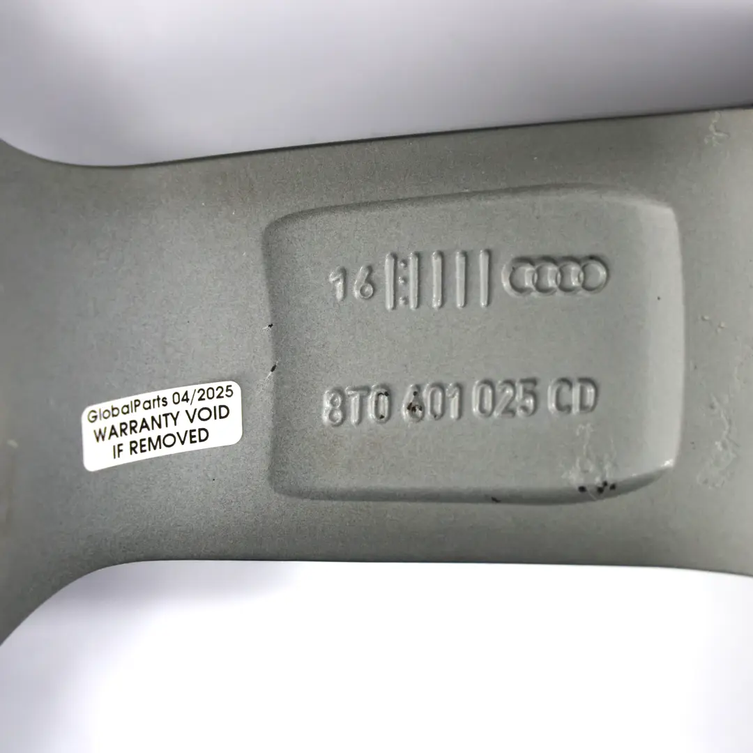 Grey Wheel Rim Audi A5 S5 8T S-Line Rotor Alloy 19" 9J ET:33 to with Part number 8T0601025CD Grey Wheel Rim Audi A5 S5 8T S-Line Rotor Alloy 19" 9J ET:33 - SKU 8T0601025CD-7 - Part number 8T0601025CD