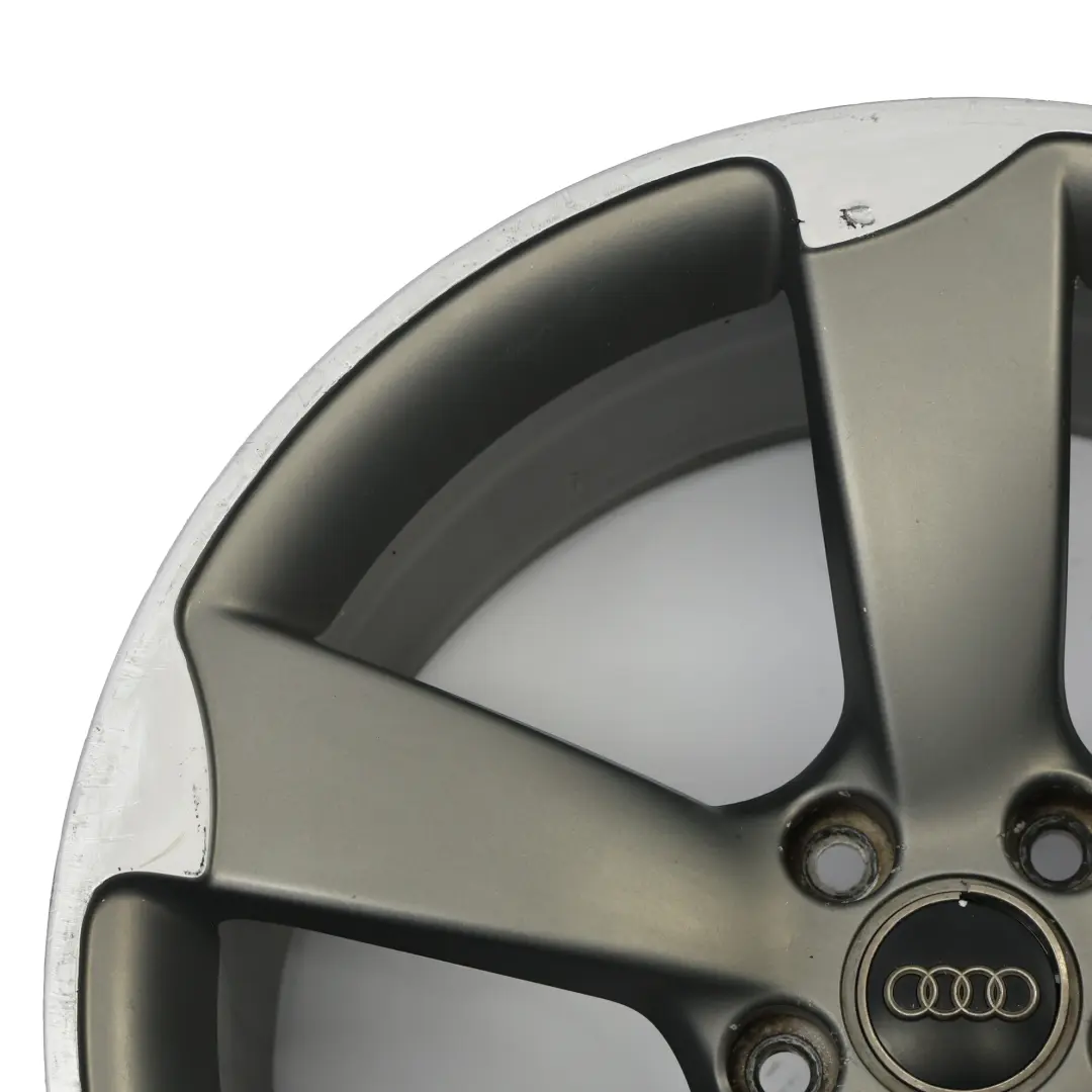 Grey Wheel Rim Audi A5 S5 8T S-Line Rotor Alloy 19" 9J ET:33 to with Part number 8T0601025CD Grey Wheel Rim Audi A5 S5 8T S-Line Rotor Alloy 19" 9J ET:33 - SKU 8T0601025CD-7 - Part number 8T0601025CD