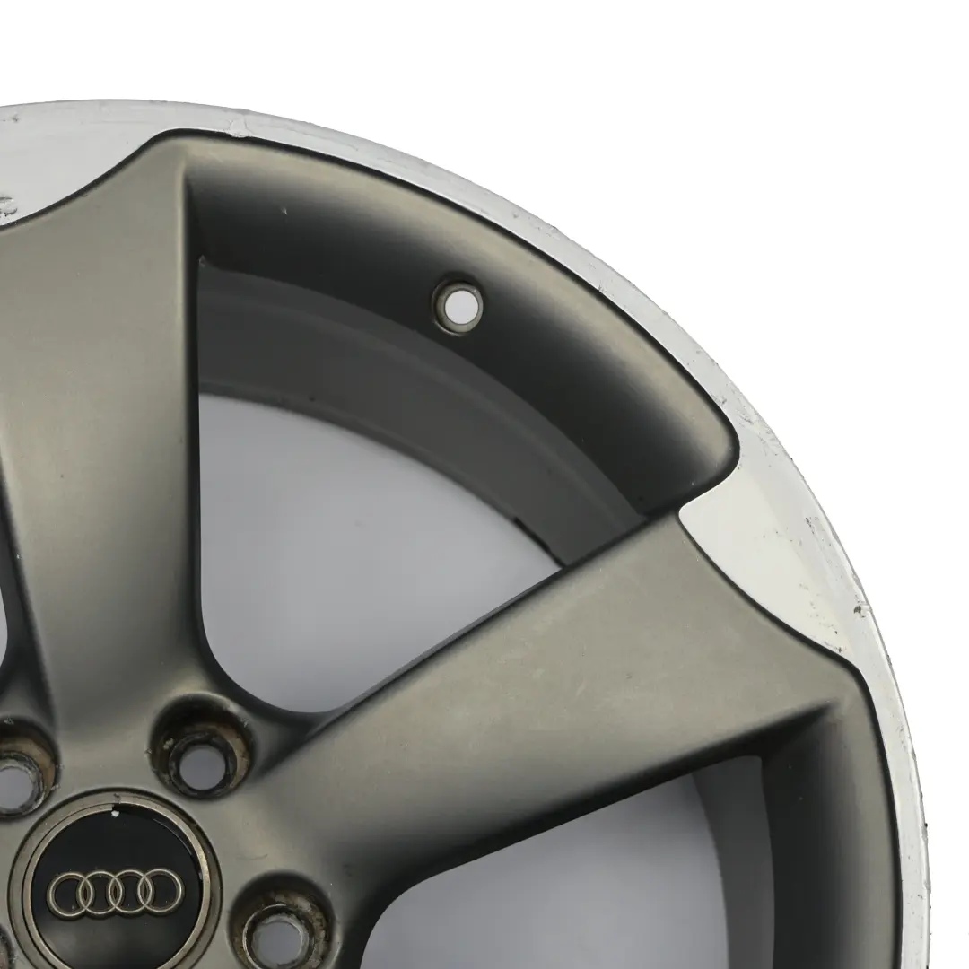 Grey Wheel Rim Audi A5 S5 8T S-Line Rotor Alloy 19" 9J ET:33 to with Part number 8T0601025CD Grey Wheel Rim Audi A5 S5 8T S-Line Rotor Alloy 19" 9J ET:33 - SKU 8T0601025CD-7 - Part number 8T0601025CD