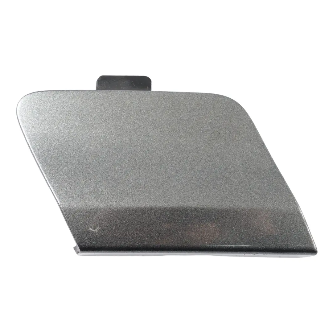 Front Bumper Flap Towing Eye Hook Cover Daytona Grey Pearl Effect Z7S to Audi A5 8T with Part number 8T0807241F Audi A5 8T Front Bumper Flap Towing Eye Hook Cover Daytona Grey Pearl Effect Z7S - SKU 8T0807241F-DGR - Part number 8T0807241F