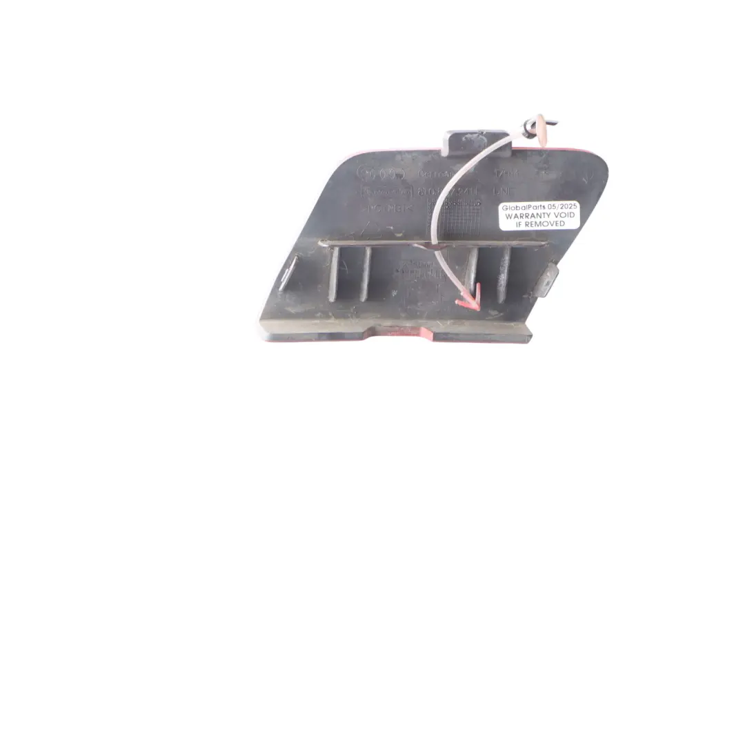 Audi A5 8T Front Bumper Flap Towing Eye Hook Cover Misano Red Pearl - Z3M - SKU 8T0807241F-MRE - Part number 8T0807241F
