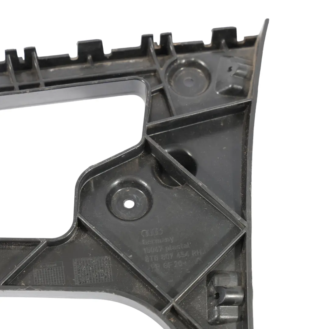 Bumper Mount Bracket Support Right O/S to Audi A5 8T Rear with Part number 8T0807454 Audi A5 8T Rear Bumper Mount Bracket Support Right O/S - SKU 8T0807454 - Part number 8T0807454