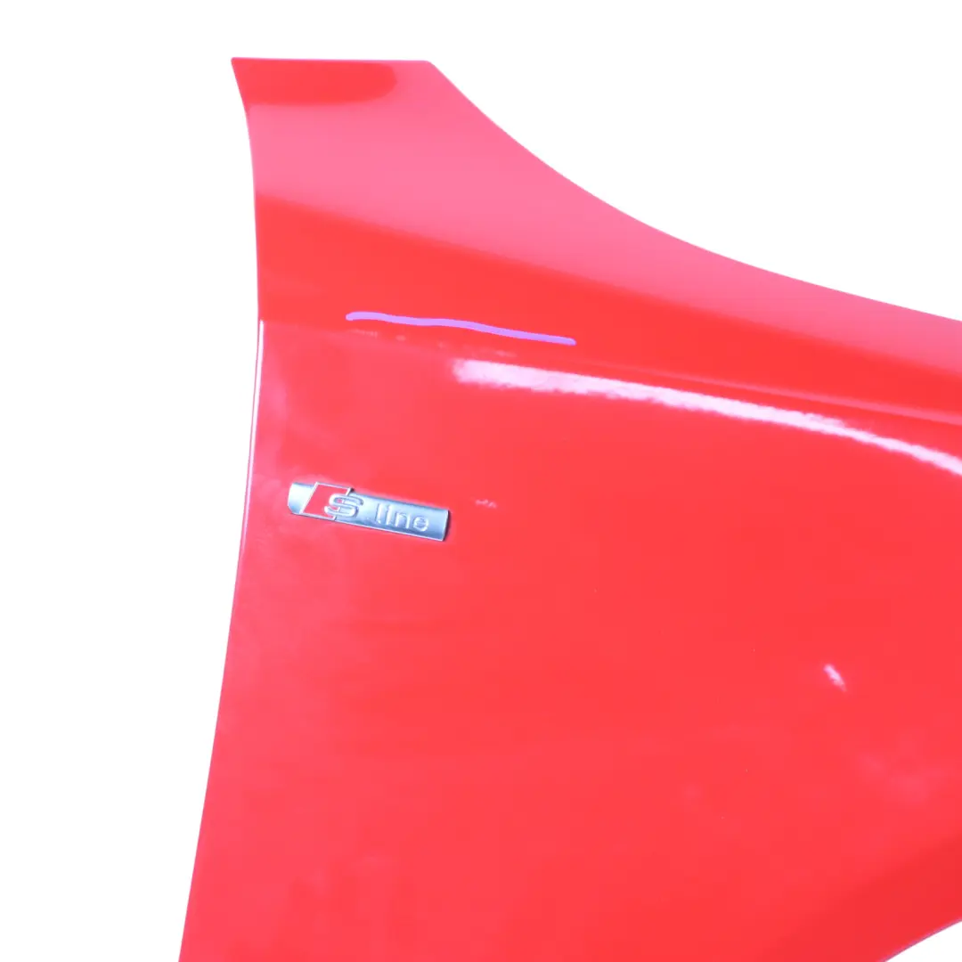Side Panel Front Right O/S Wing Fender Misano Red Pearl - Z3M to Audi A5 8T with Part number 8T0821106H Audi A5 8T Side Panel Front Right O/S Wing Fender Misano Red Pearl - Z3M - SKU 8T0821106H-MRE - Part number 8T0821106H