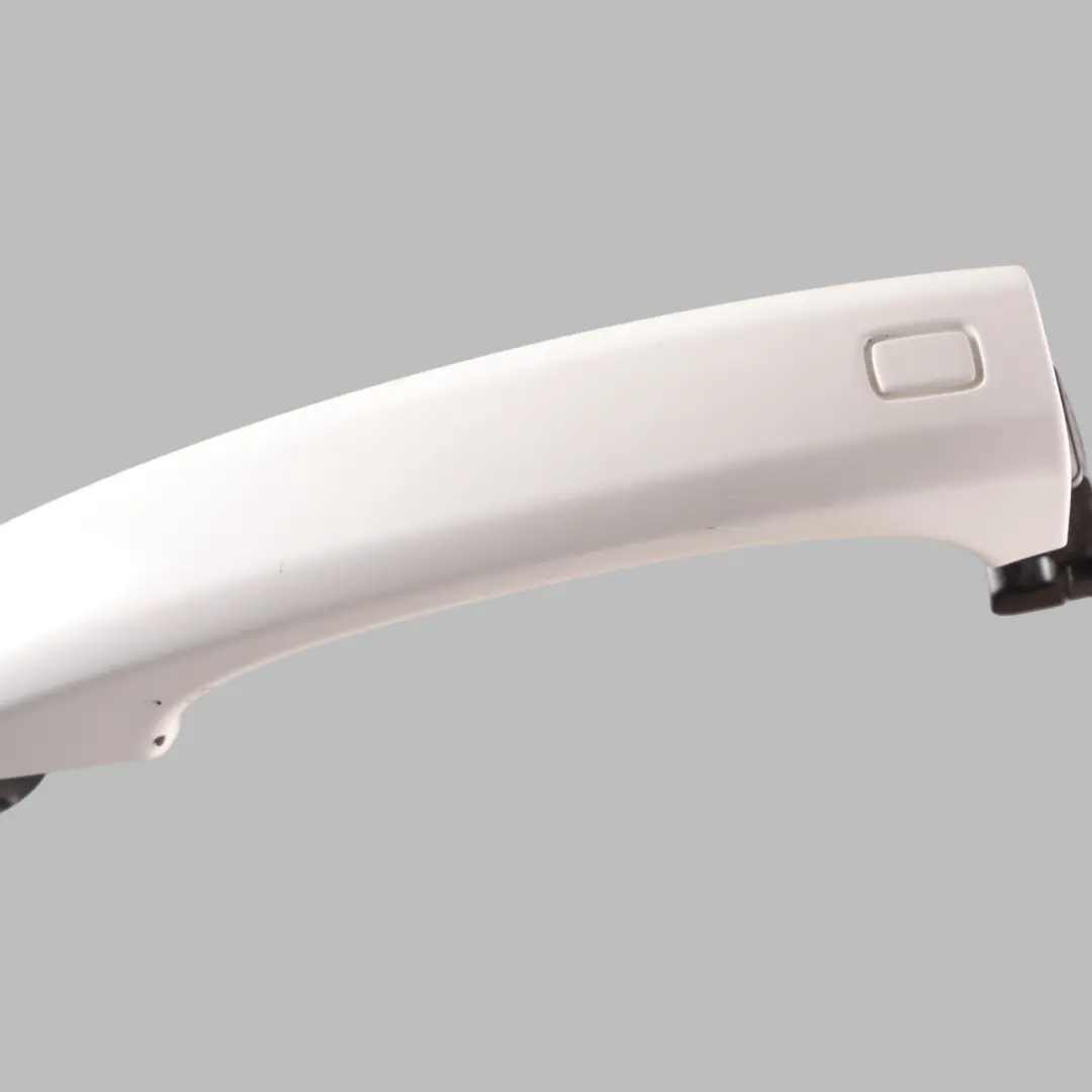 Audi A4 B8 Tirador Puerta Delantero Trasero Exterior Izquierdo Blanco Ibis Y9C - SKU 8T0837205A-IWH - Número de pieza 8T0837205A