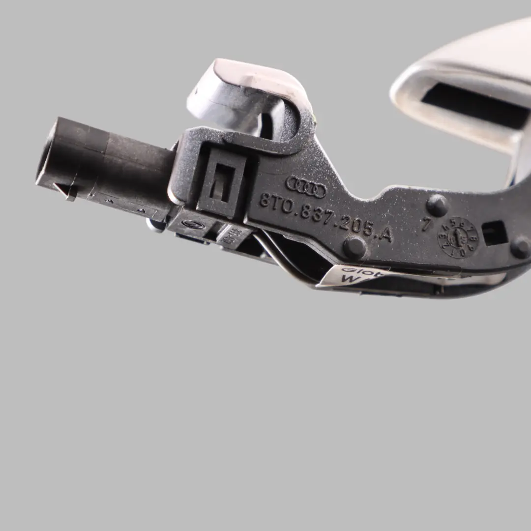 Front Rear Door Handle Exterior Trim Left N/S Ibis White - Y9C to Audi A4 B8 with Part number 8T0837205A Audi A4 B8 Front Rear Door Handle Exterior Trim Left N/S Ibis White - Y9C - SKU 8T0837205A-IWH - Part number 8T0837205A