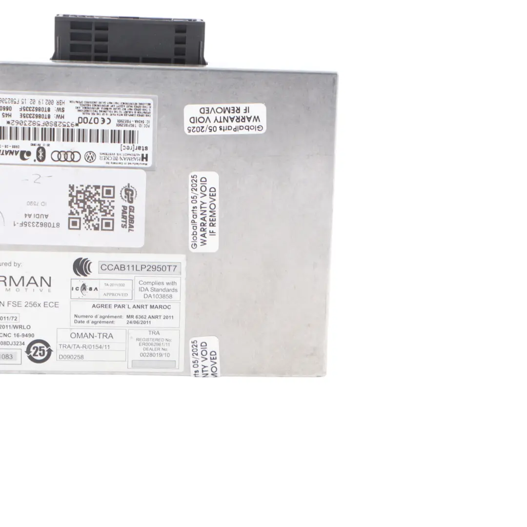 Audi A4 B8 Bluetooth Multimedia Interface Steuergerät ECU 8T0862335E - SKU 8T0862335F-1 - Teilenummer 8T0862335F