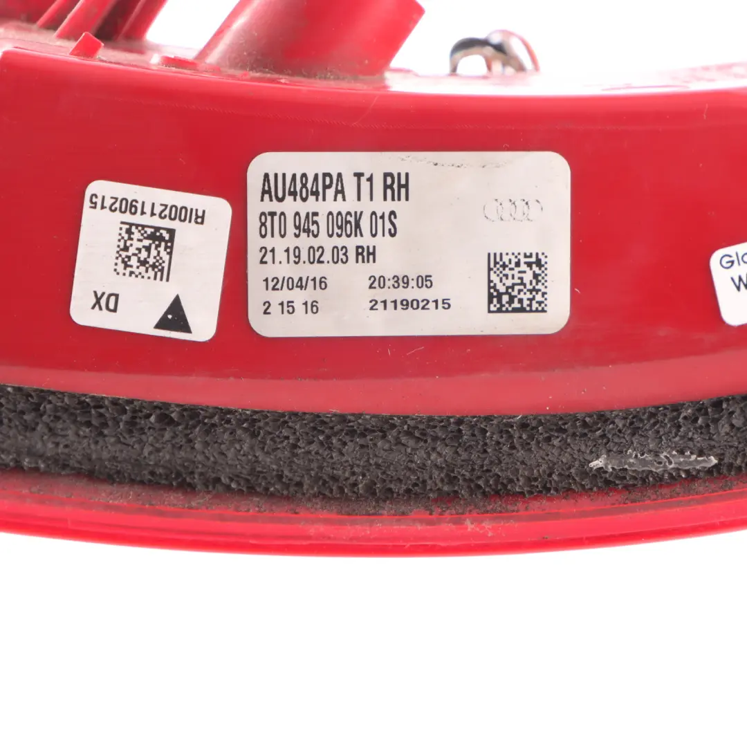 Audi A5 8T Rear Trunk Boot Right O/S Tailgate Lamp Light 8T0945096H - SKU 8T0945096K - Part number 8T0945096K