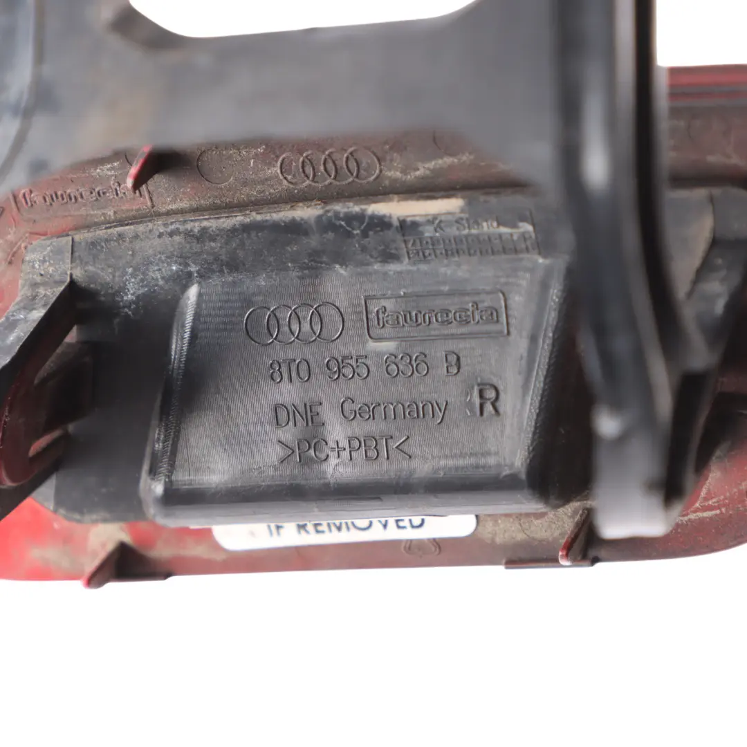 Audi A5 8T Headlight Washer Cover Right O/S Misano Red Pearl - Z3M - SKU 8T0955636B-MRE - Part number 8T0955636B