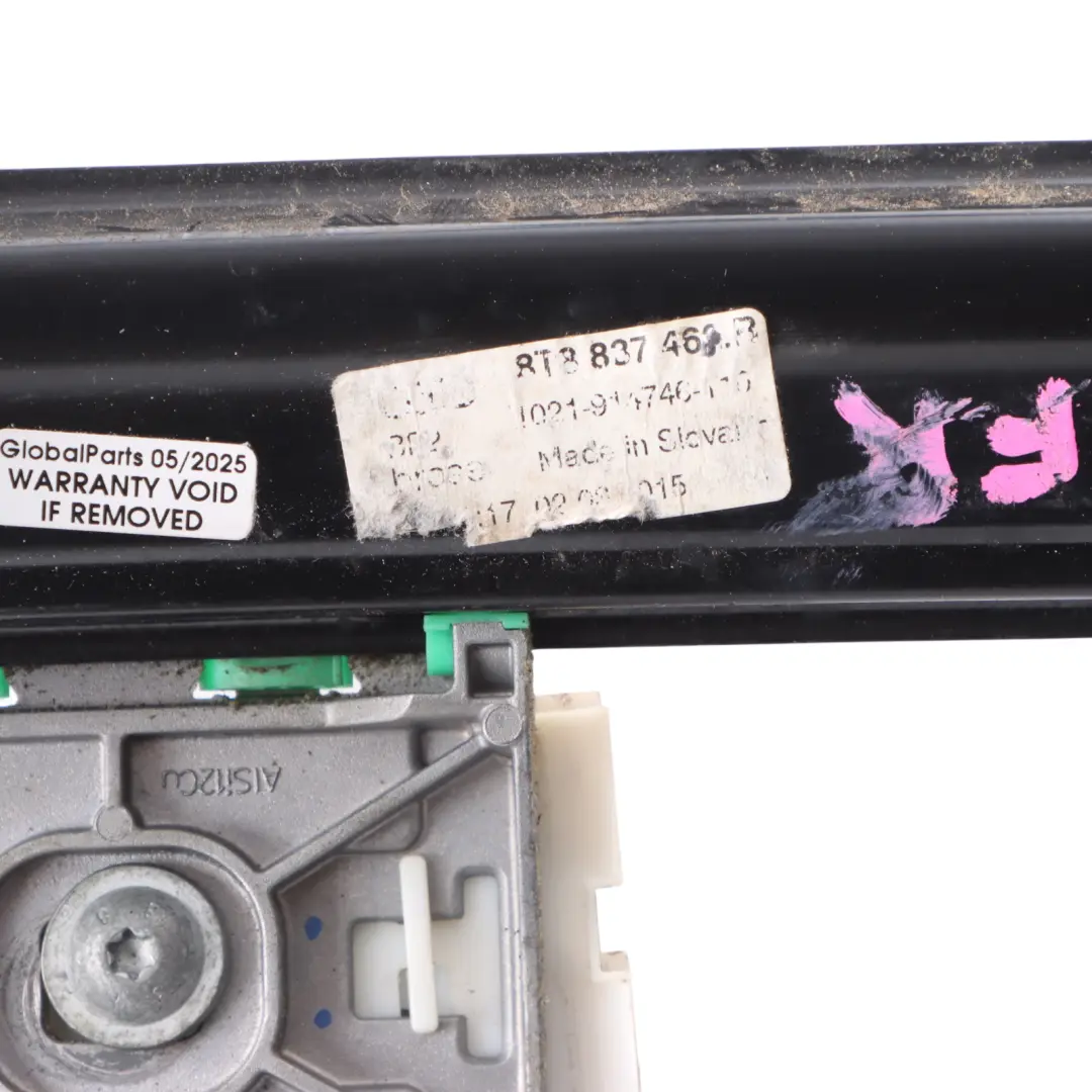 Lève-Vitre Porte Avant Droite Régulateur Mécanisme pour Audi A5 8T à propos du numéro de pièce 8T8837462B Audi A5 8T Lève-Vitre Porte Avant Droite Régulateur Mécanisme - SKU 8T8837462B - Numéro de pièce 8T8837462B