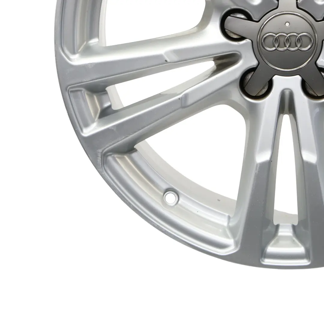Audi Q3 8U Silberne Leichtmetallfelge Alufelge 18" 7J ET:43 - SKU 8U0601025AJ-1 - Teilenummer 8U0601025AJ