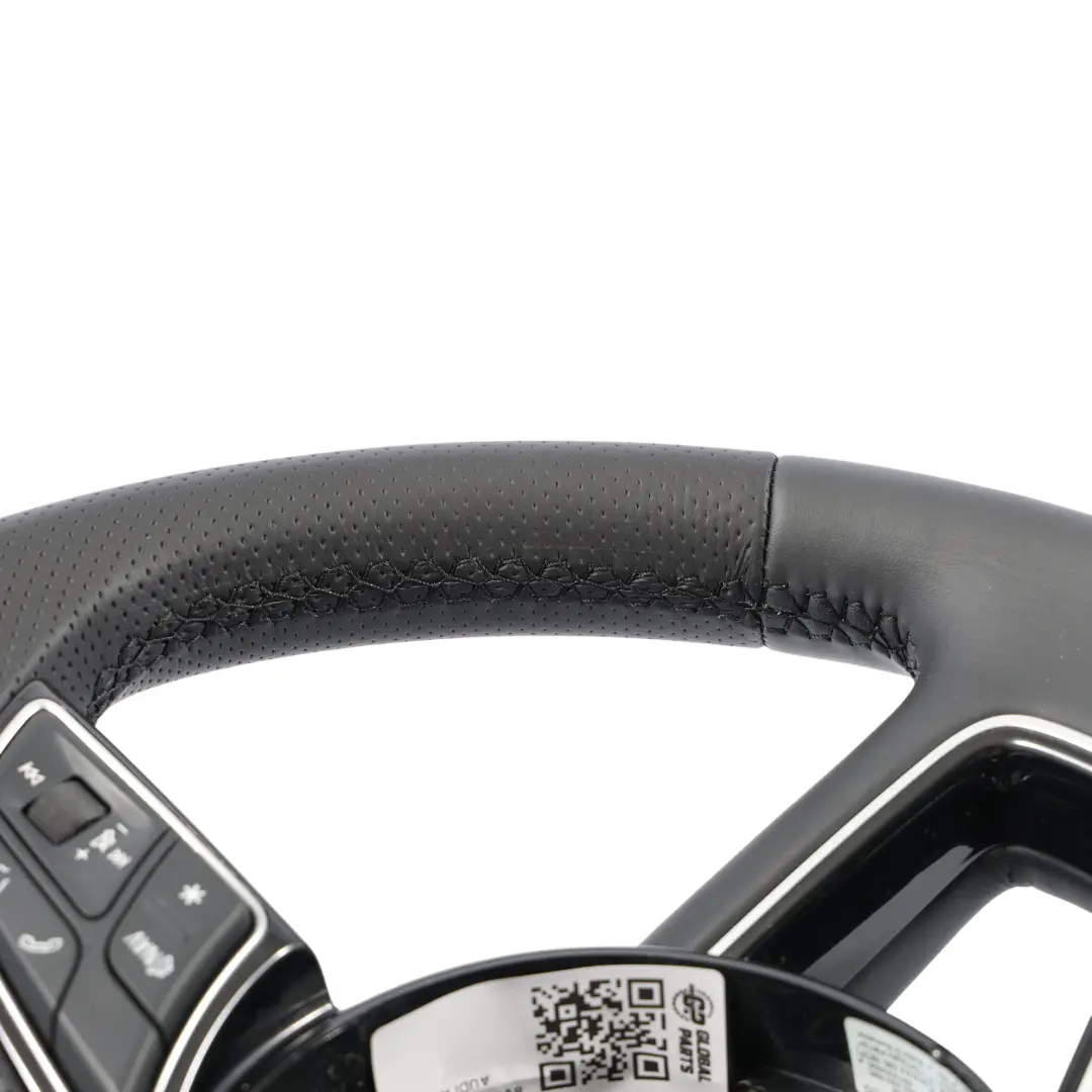 Audi A3 8V NEW Black Leather Steering Wheel Multifunction - SKU 8V0419091CG-1 - Part number 8V0419091CG