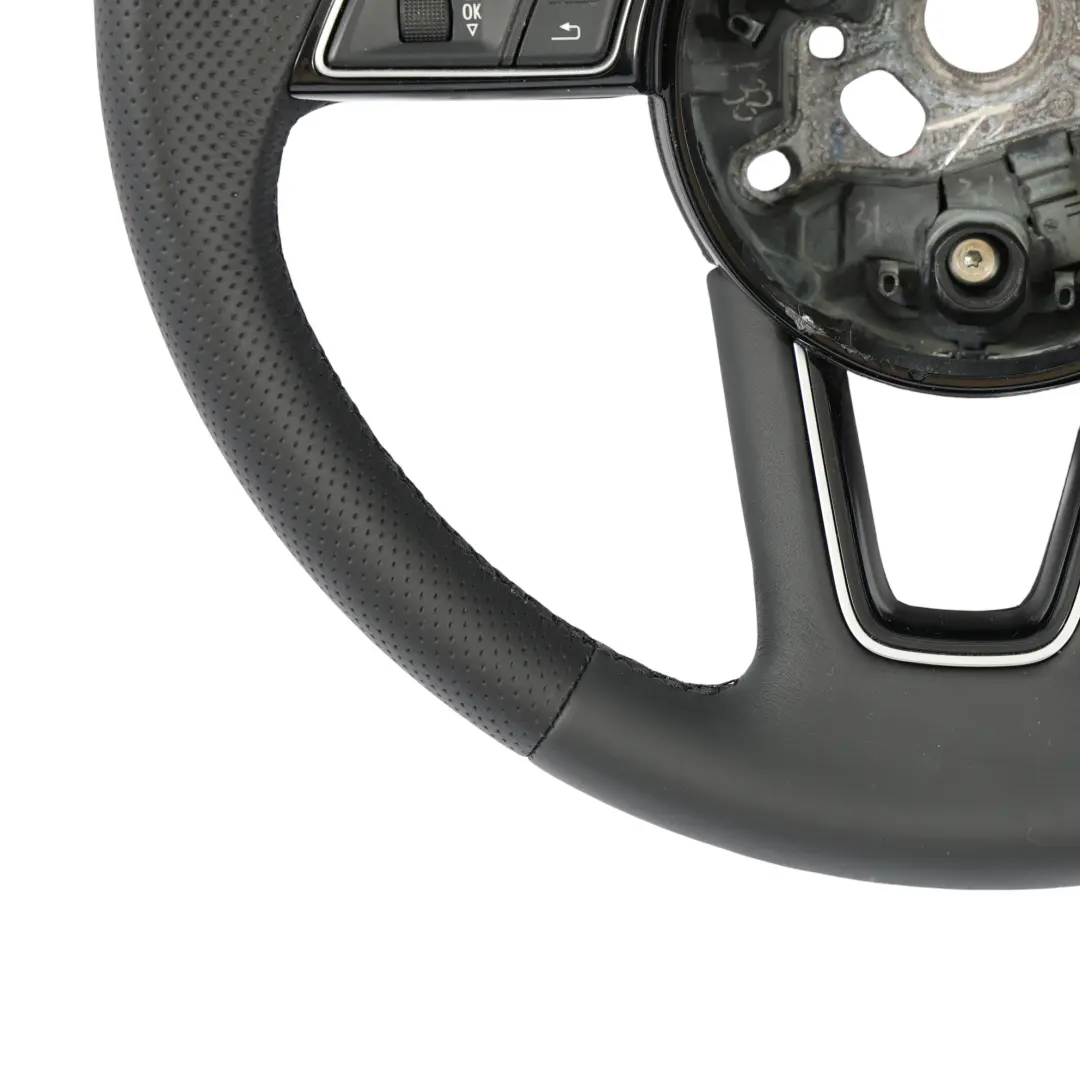 Leather Steering Wheel Multifunction to Audi A3 8V NEW Black with Part number 8V0419091CG Audi A3 8V NEW Black Leather Steering Wheel Multifunction - SKU 8V0419091CG-1 - Part number 8V0419091CG