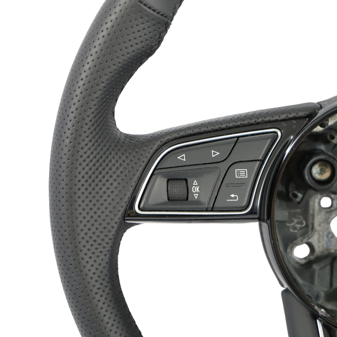 NUOVO Volante In Pelle Nera Multifunzione per Audi A3 8V con numero di parte 8V0419091CG Audi A3 8V NUOVO Volante In Pelle Nera Multifunzione - SKU 8V0419091CG-1 - Numero di parte 8V0419091CG