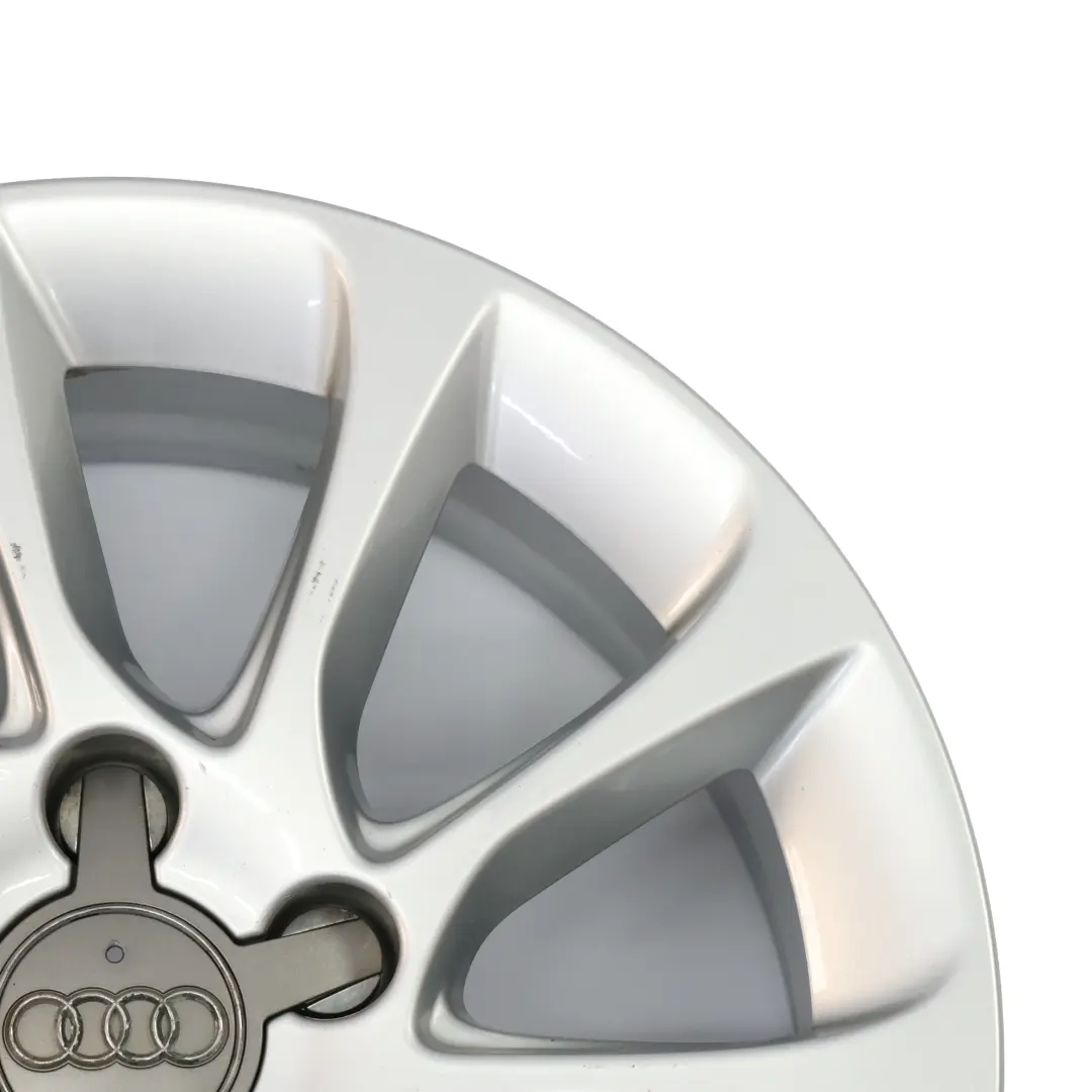 Audi A3 8V Silberne Leicht Metall Felge 16" 6.5J ET46 8V0601025BM - SKU 8V0601025BM-2 - Teilenummer 8V0601025BM-2