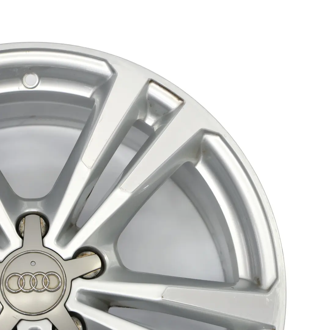 Audi A3 8V Silberne Alufelge 18" ET:51 7,5J Doppelsternspeiche - SKU 8V0601025CA-1 - Teilenummer 8V0601025CA