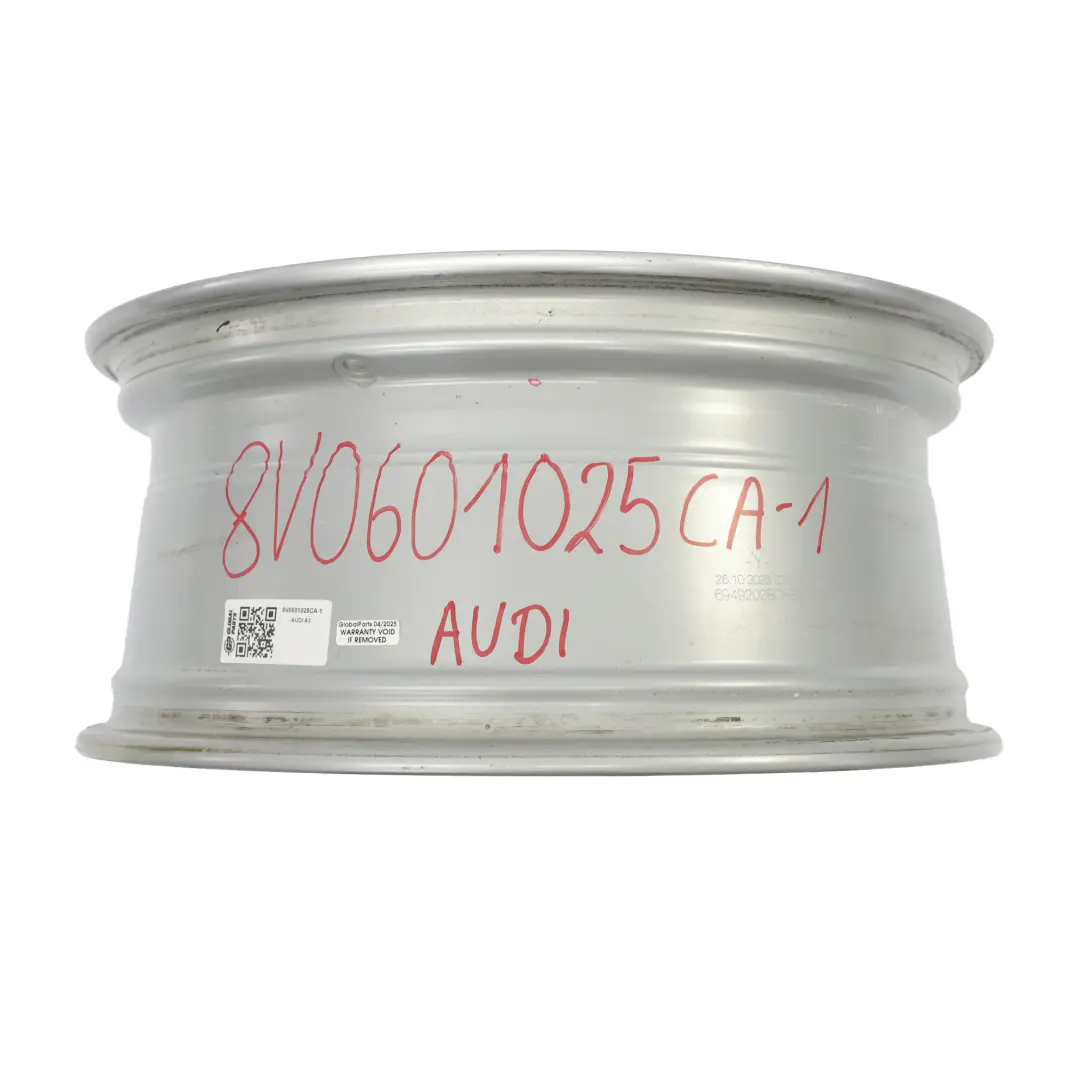 Audi A3 8V Argento Cerchio Lega 18" ET:51 7,5J Doppia Stella Raggi - SKU 8V0601025CA-1 - Numero di parte 8V0601025CA
