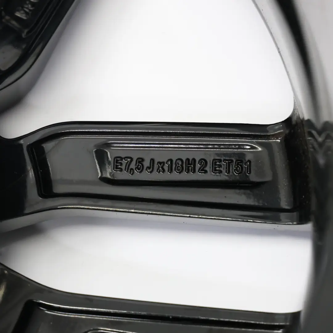 Audi A3 8V Cerchio In Lega Nero 18" ET:51 7,5J - SKU 8V0601025M-3 - Numero di parte 8V0601025M