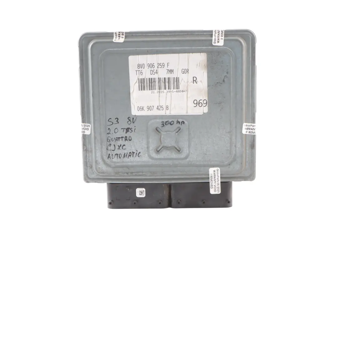 Audi A3 S3 8V 2.0 TFSI CJXC 300HP Quattro Engine ECU Kit BCM + Key - SKU 8V0906259F-1 - Part number 8V0906259F