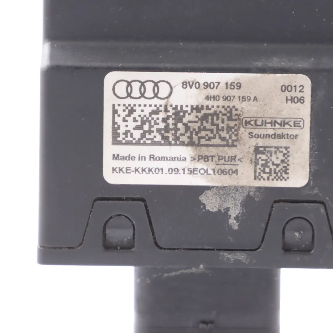 Módulo Control Carrocería Actuador Sonido Impacto para Audi A3 RS3 8V con número de pieza 8V0907159 Audi A3 RS3 8V Módulo Control Carrocería Actuador Sonido Impacto - SKU 8V0907159 - Número de pieza 8V0907159