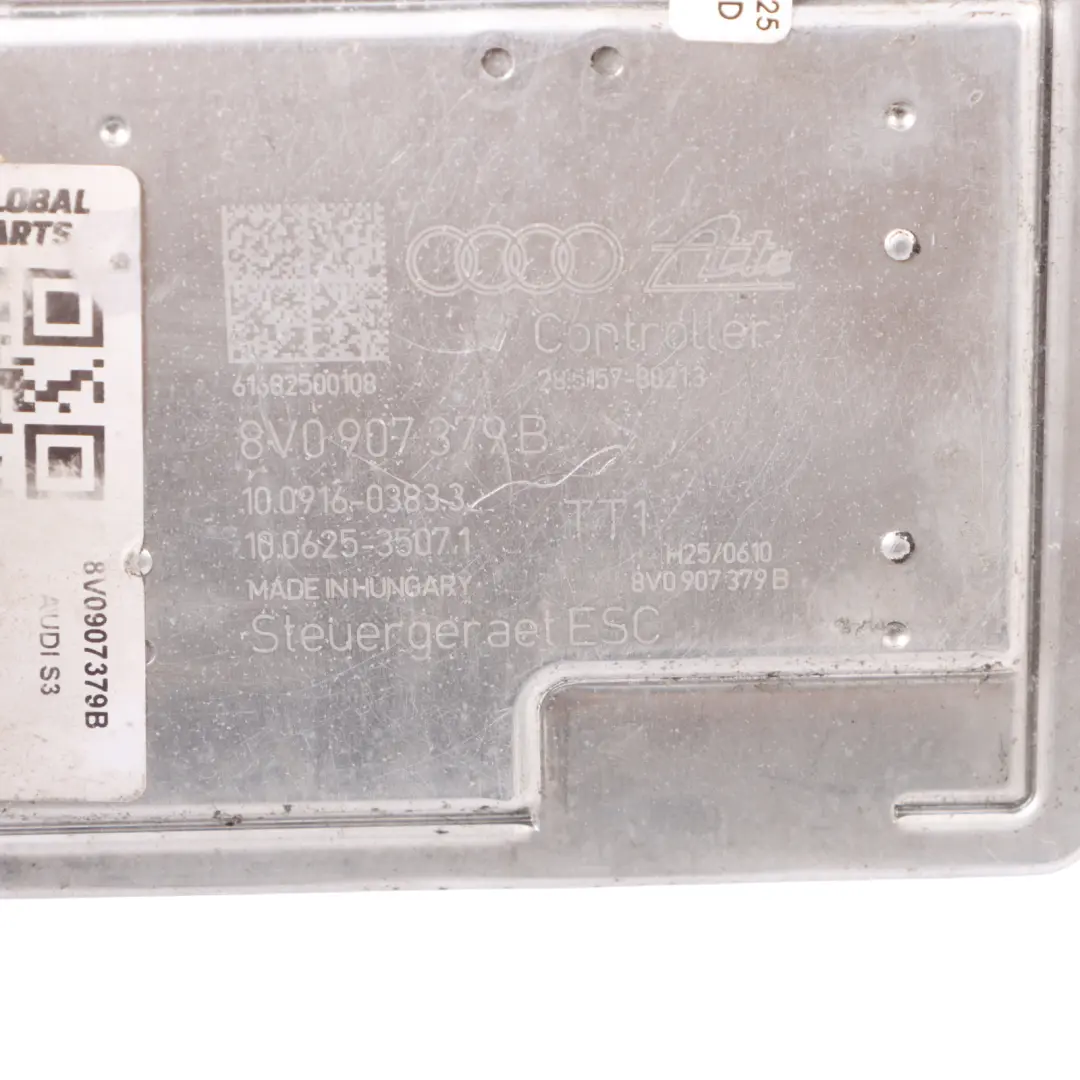 Brake Pump ABS Module Hydraulic Control Braking Unit to Audi A3 S3 8V with Part number 8V0907379B Audi A3 S3 8V Brake Pump ABS Module Hydraulic Control Braking Unit - SKU 8V0907379B - Part number 8V0907379B