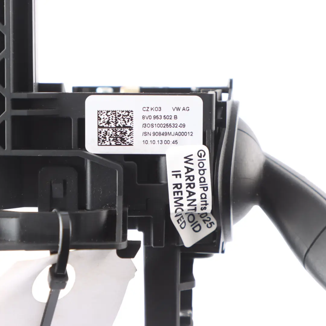 Commodo Essuie-Glace Clignotant Régulateur Vitesse pour Audi A3 8V à propos du numéro de pièce 8V0953521B Audi A3 8V Commodo Essuie-Glace Clignotant Régulateur Vitesse - SKU 8V0953521B - Numéro de pièce 8V0953521B