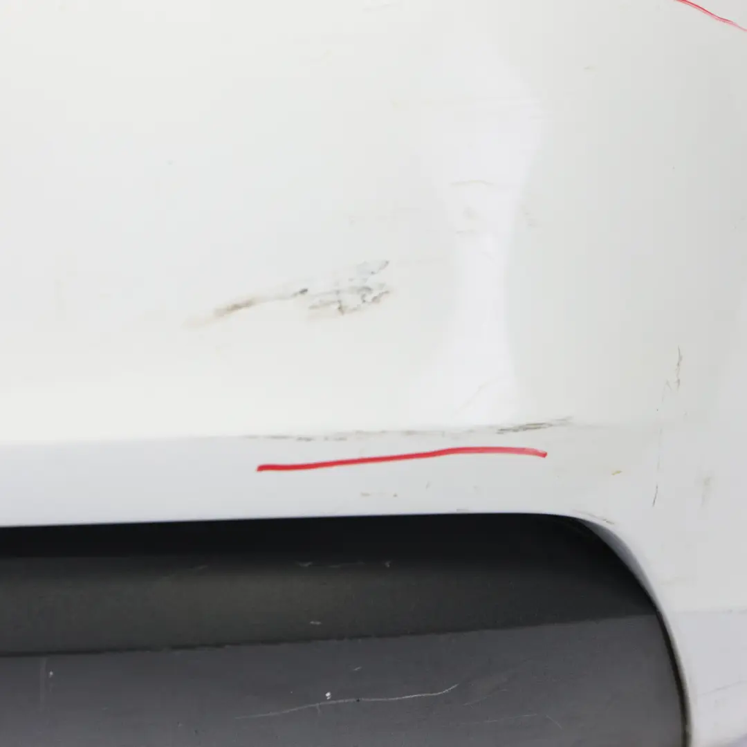 Bumper Trim Panel Covering Glacier White Pearl - S9R to Audi A3 8V Rear with Part number 8V3807067 Audi A3 8V Rear Bumper Trim Panel Covering Glacier White Pearl - S9R - SKU 8V3807067-MGW1 - Part number 8V3807067