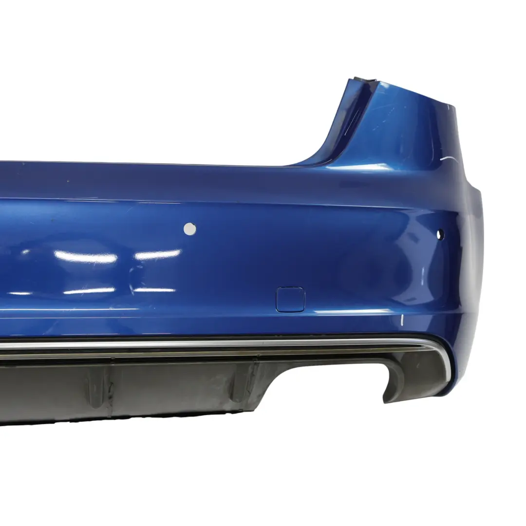 Bumper Trim Panel Covering Sepang Blue Pearlscent - Y5Q to Audi S3 8V Rear with Part number 8V3807067D Audi S3 8V Rear Bumper Trim Panel Covering Sepang Blue Pearlscent - Y5Q - SKU 8V3807067D-SEB1 - Part number 8V3807067D