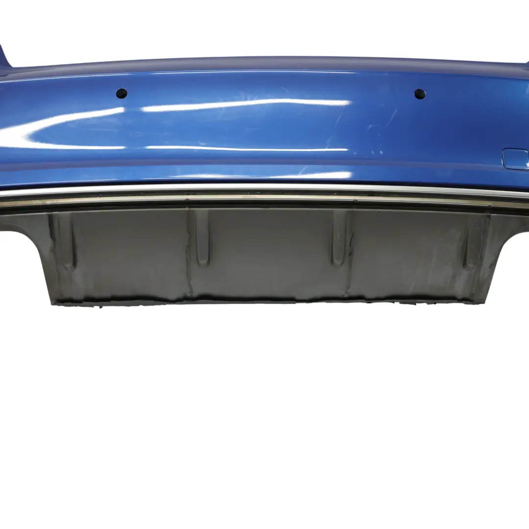 Bumper Trim Panel Covering Sepang Blue Pearlscent - Y5Q to Audi S3 8V Rear with Part number 8V3807067D Audi S3 8V Rear Bumper Trim Panel Covering Sepang Blue Pearlscent - Y5Q - SKU 8V3807067D-SEB1 - Part number 8V3807067D
