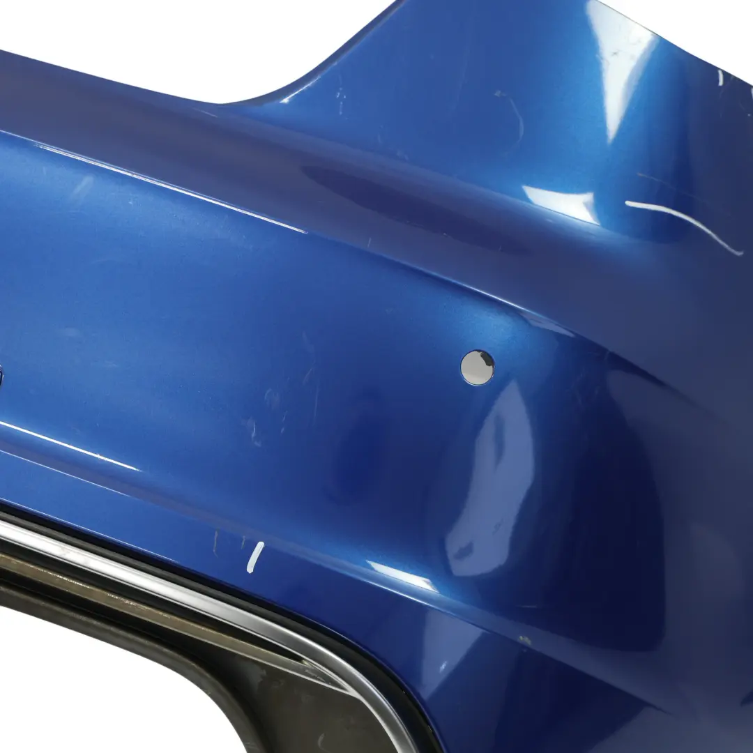 Bumper Trim Panel Covering Sepang Blue Pearlscent - Y5Q to Audi S3 8V Rear with Part number 8V3807067D Audi S3 8V Rear Bumper Trim Panel Covering Sepang Blue Pearlscent - Y5Q - SKU 8V3807067D-SEB1 - Part number 8V3807067D