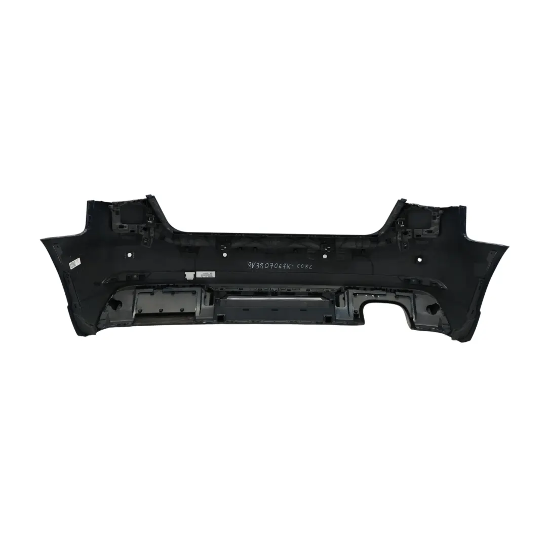 Bumper Trim Panel Covering Cosmos Blue Metallic - X5E to Audi A3 8V Rear with Part number 8V3807067K Audi A3 8V Rear Bumper Trim Panel Covering Cosmos Blue Metallic - X5E - SKU 8V3807067K-COBL - Part number 8V3807067K