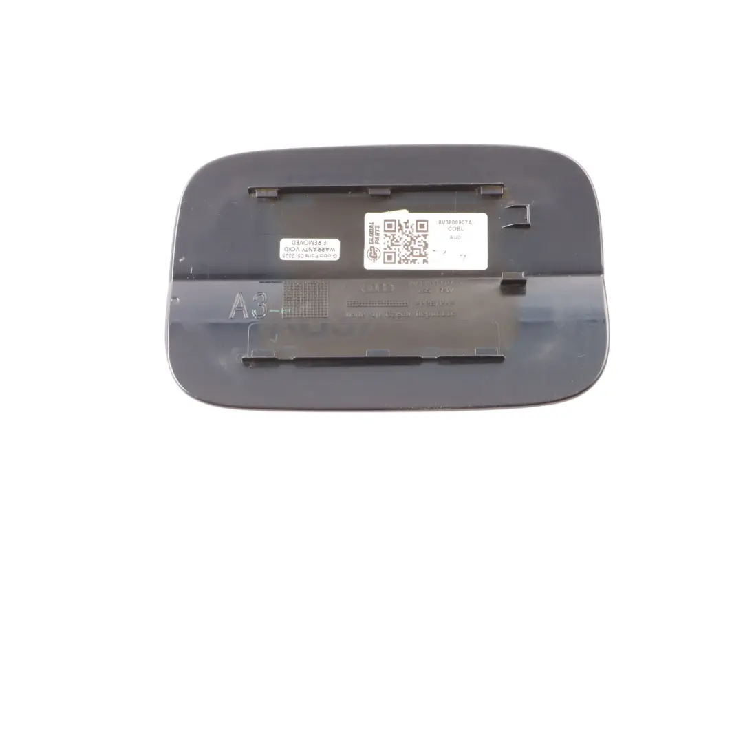 Trappe Réservoir Carburant Bleu Cosmos Métallisé X5E pour Audi A3 8V à propos du numéro de pièce 8V3809907A Audi A3 8V Trappe Réservoir Carburant Bleu Cosmos Métallisé X5E - SKU 8V3809907A-COBL - Numéro de pièce 8V3809907A
