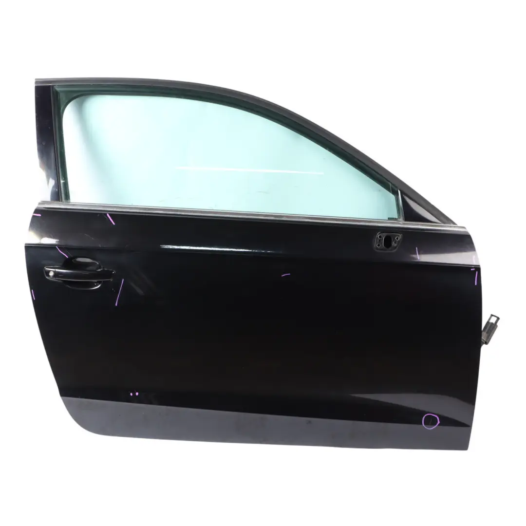 Door Front Right O/S 3-Door Variant Panther Black Crystal Effect Z9Z to Audi A3 8V with Part number 8V3831052C Audi A3 8V Door Front Right O/S 3-Door Variant Panther Black Crystal Effect Z9Z - SKU 8V3831052C-PBC - Part number 8V3831052C