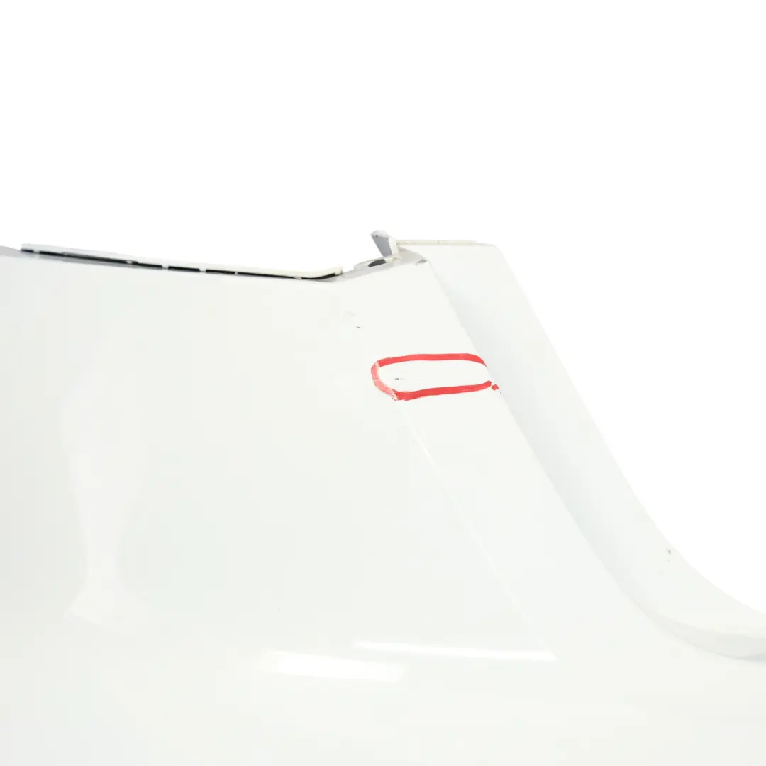 Audi A3 S3 8V Rear Bumper Trim Panel Covering S-Line Glacier White Pearl - S9R - SKU 8V4807067N-MGW - Part number 8V4807067N