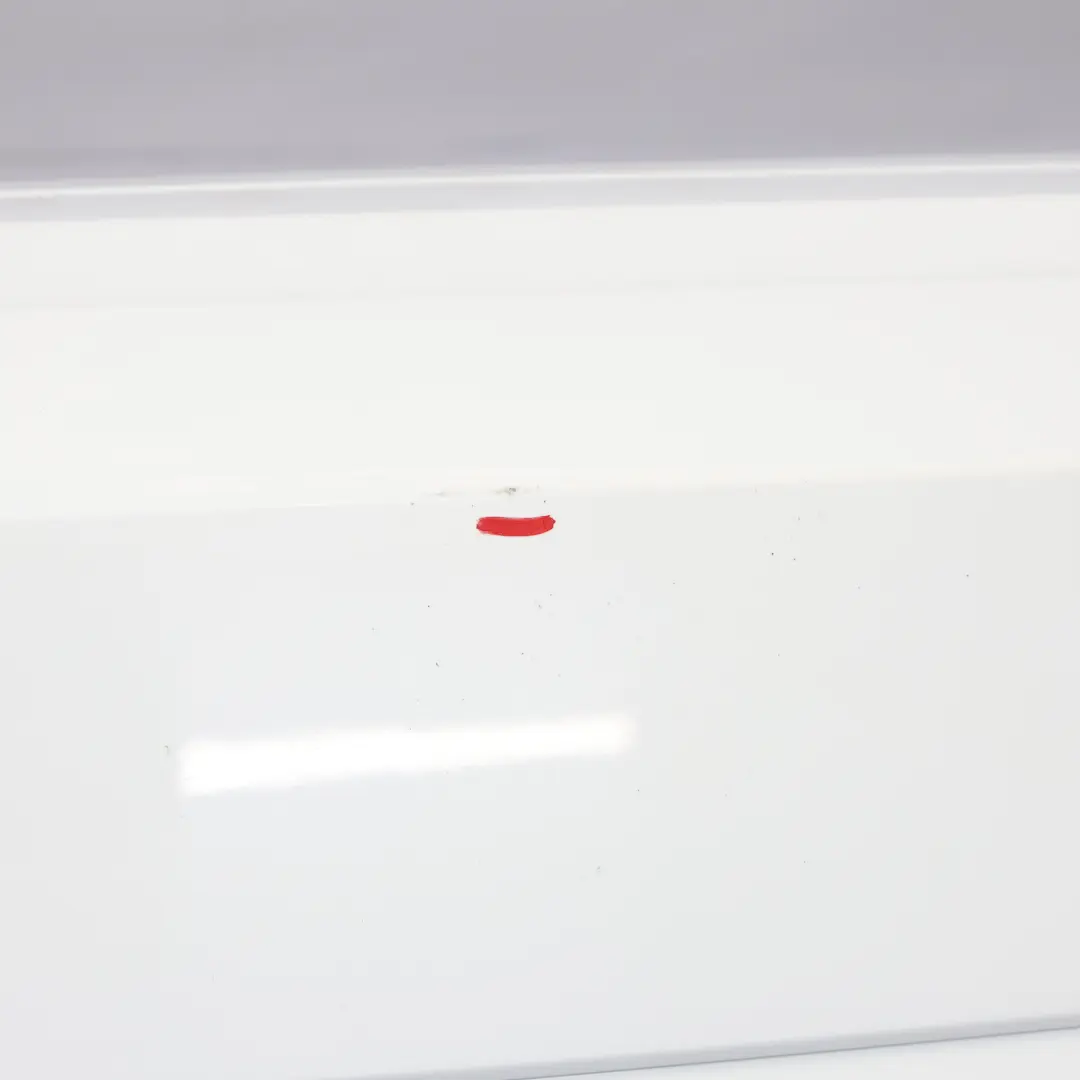 Audi A3 S3 8V Rear Bumper Trim Panel Covering S-Line Glacier White Pearl - S9R - SKU 8V4807067N-MGW - Part number 8V4807067N