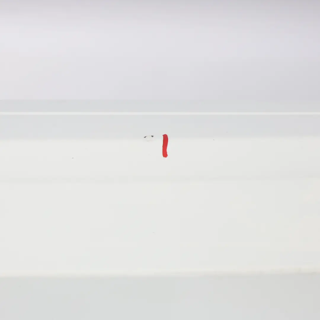 Audi A3 S3 8V Rear Bumper Trim Panel Covering S-Line Glacier White Pearl - S9R - SKU 8V4807067N-MGW - Part number 8V4807067N