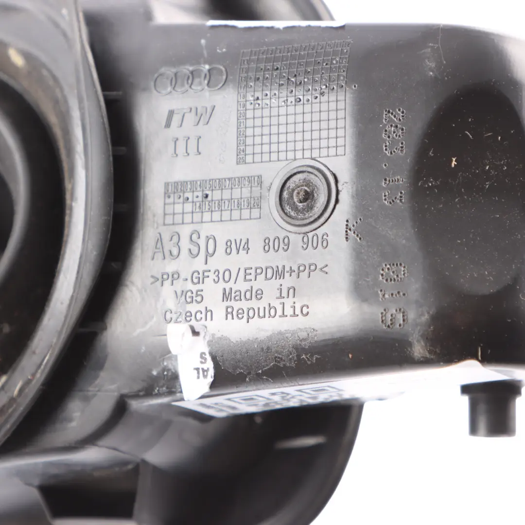 Filler Flap Audi A3 S3 RS3 8V Bracket Housnig Panel Trim to Fuel with Part number 8V4809906K Fuel Filler Flap Audi A3 S3 RS3 8V Bracket Housnig Panel Trim - SKU 8V4809906K-1 - Part number 8V4809906K