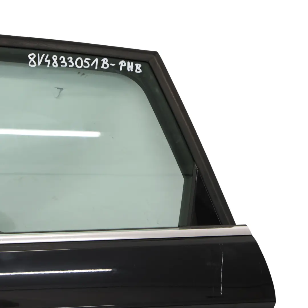 Porta Posteriore Sinistra Phantom Black Crystal Effect - Z9Y per Audi A3 8V con numero di parte 8V4833051B Audi A3 8V Porta Posteriore Sinistra Phantom Black Crystal Effect - Z9Y - SKU 8V4833051B-PHB - Numero di parte 8V4833051B
