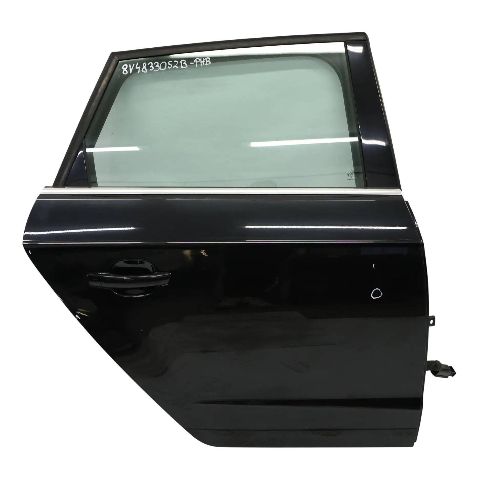 Audi A3 8V Sportback Door Rear Right O/S Phantom Black Crystal Effect - Z9Y 