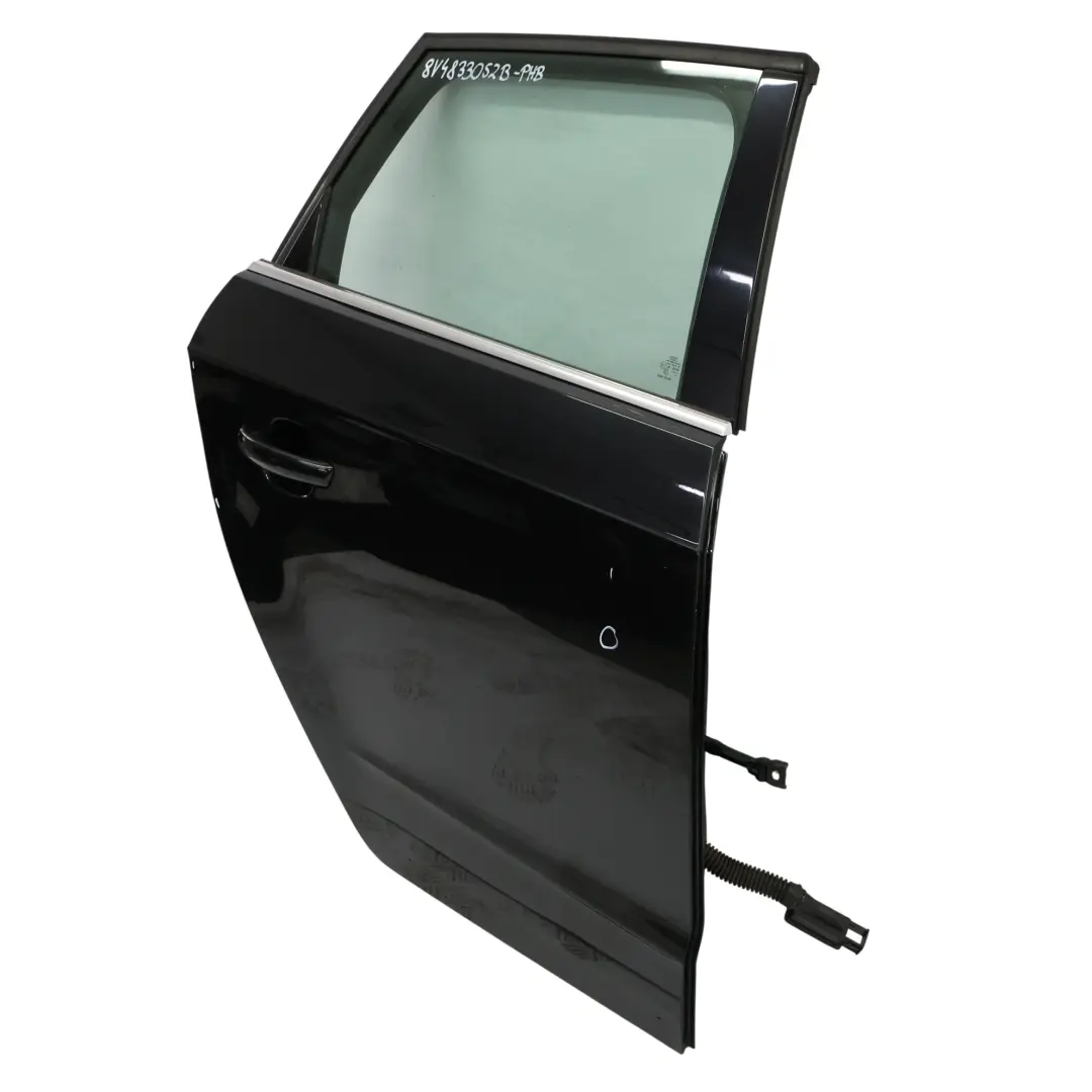 Sportback Puerta Trasera Derecha Phantom Black Negro - Z9Y para Audi A3 8V con número de pieza 8V4833052B Audi A3 8V Sportback Puerta Trasera Derecha Phantom Black Negro - Z9Y - SKU 8V4833052B-PHB - Número de pieza 8V4833052B