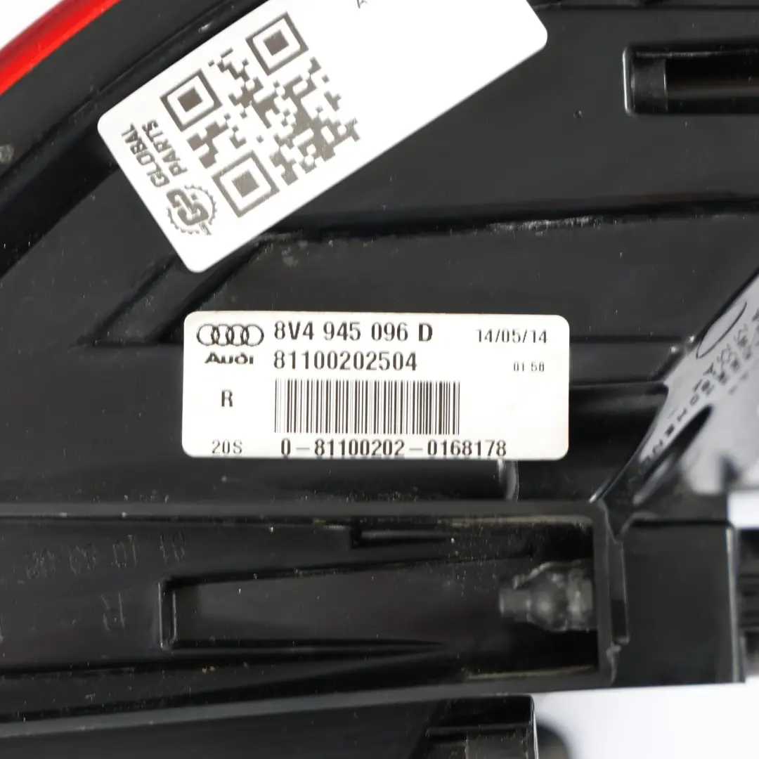 Audi A3 8V Sportsback Lampa Prawa Tylna Prawy Tył - SKU 8V4945096D - Numer Części 8V4945096D