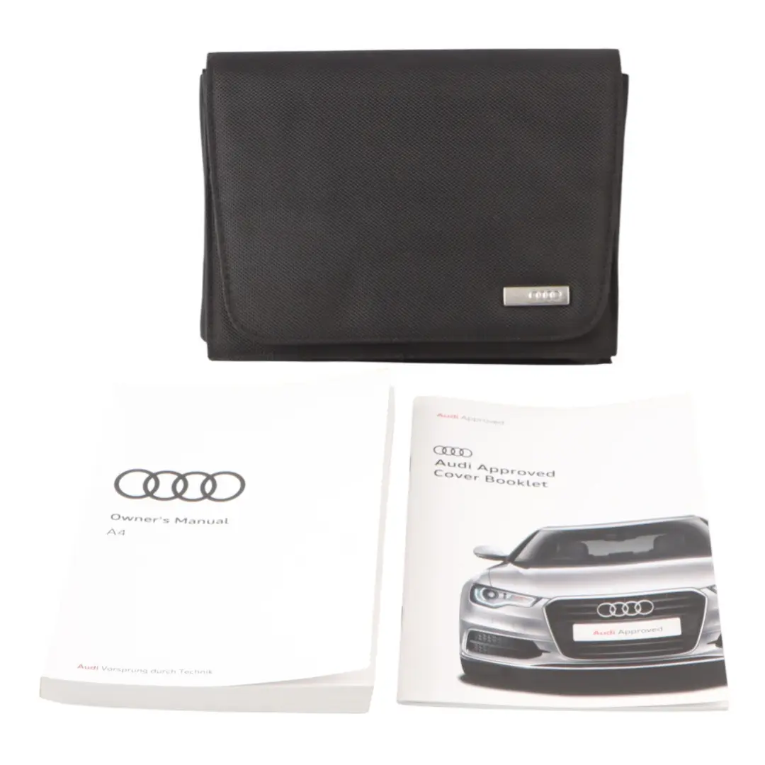 Owner's Handbook Instruction Book Set Wallet Case Pouch to Audi A4 B9 with Part number 8W0012720AH Audi A4 B9 Owner's Handbook Instruction Book Set Wallet Case Pouch - SKU 8W0012720AH - Part number 8W0012720AH