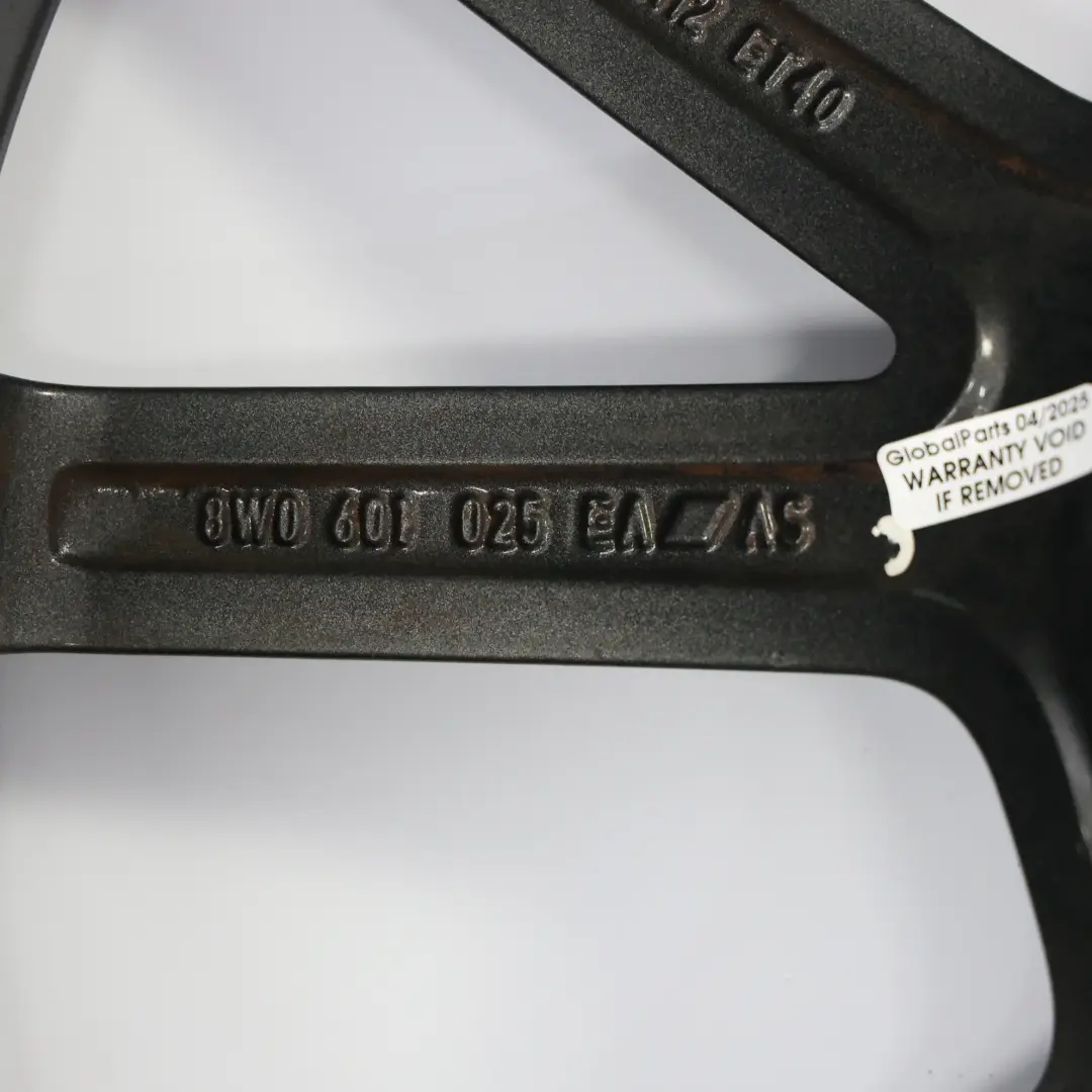 Sportrad Leichtmetallfelge Alufelge 19" 8,5J ET:40 für Audi A4 8W B9 mit Teilenummer 8W0601025EA Audi A4 8W B9 Sportrad Leichtmetallfelge Alufelge 19" 8,5J ET:40 - SKU 8W0601025EA-1 - Teilenummer 8W0601025EA