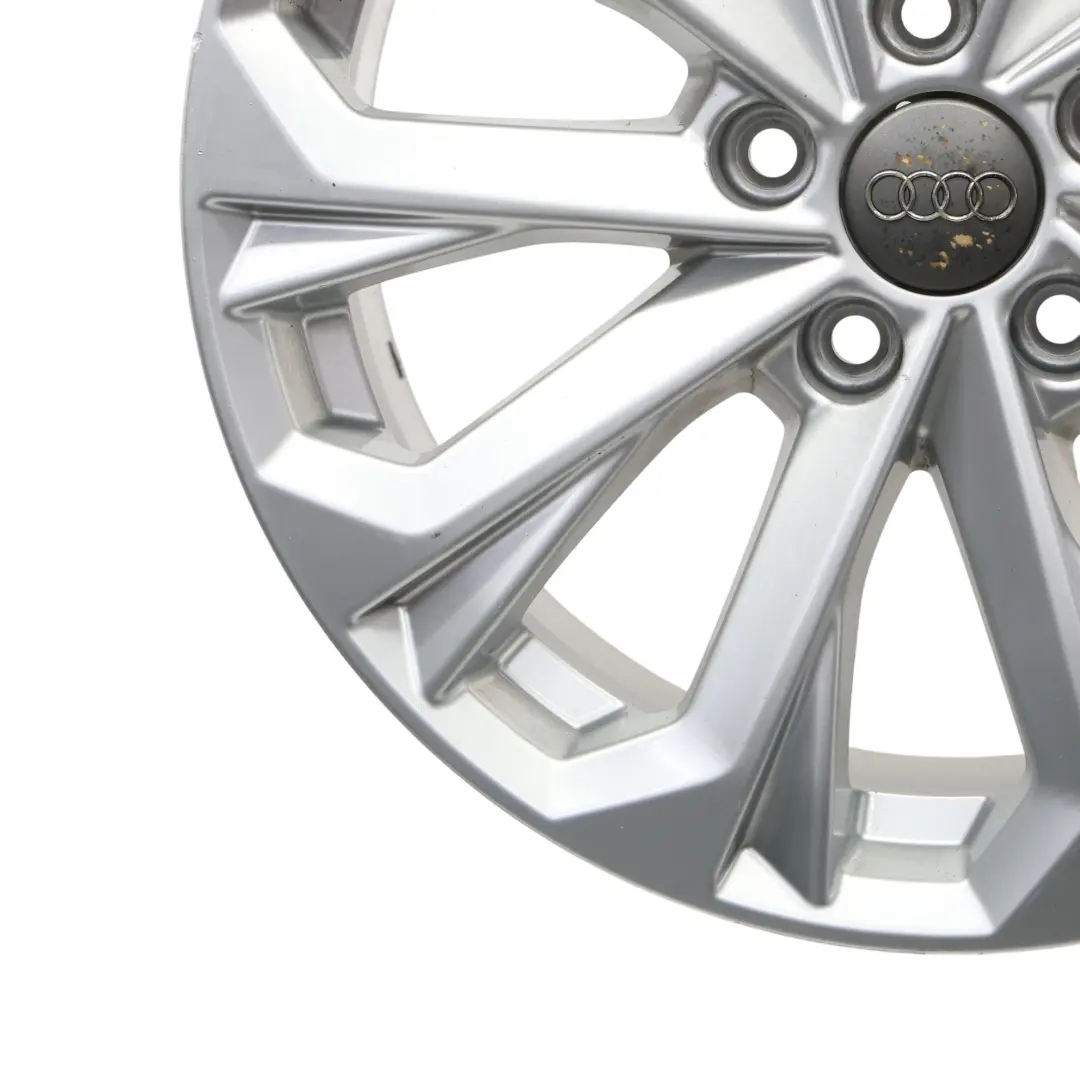 Alloy Rim Silver 17" 7J ET:38 10-Spoke to Audi A4 B9 8W Wheel with Part number 8W0601025L Audi A4 B9 8W Wheel Alloy Rim Silver 17" 7J ET:38 10-Spoke - SKU 8W0601025L-1 - Part number 8W0601025L