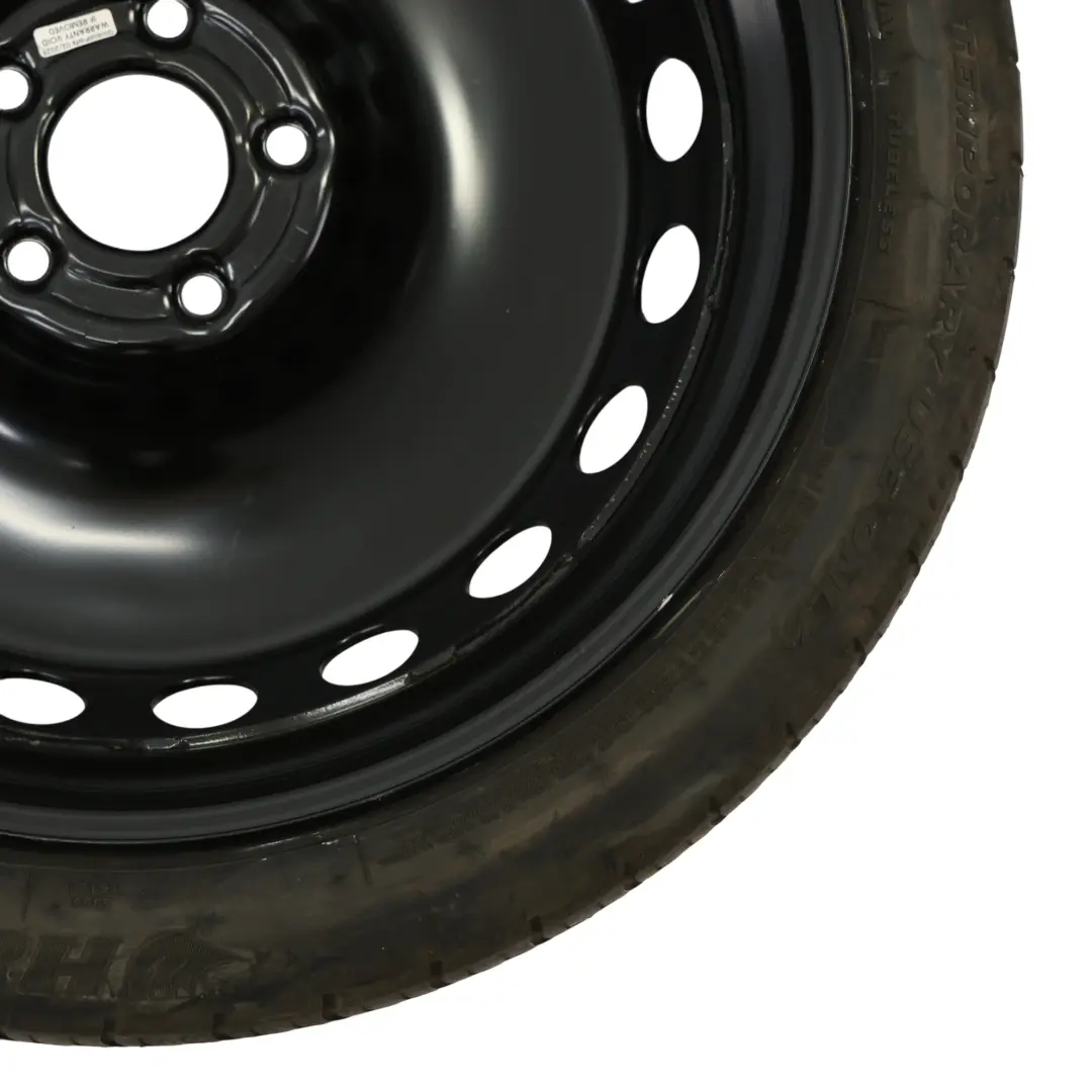 Ersatzstahlrad Hankook Reifen 125/70 R19 ET:22 4J für Audi A5 F5 mit Teilenummer 8W0601027C Audi A5 F5 Ersatzstahlrad Hankook Reifen 125/70 R19 ET:22 4J - SKU 8W0601027C-1 - Teilenummer 8W0601027C