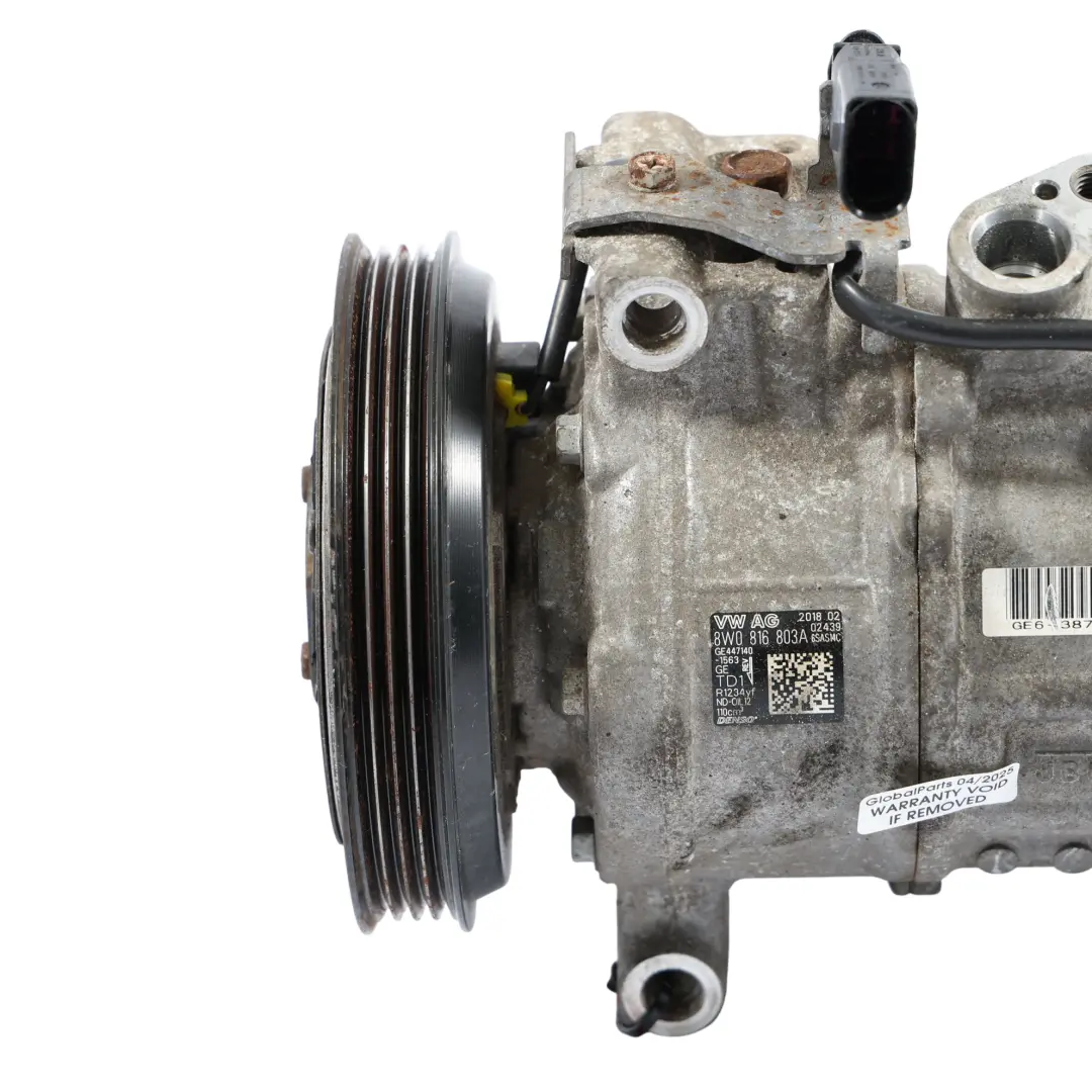 Condizionata Pompa A/C per Audi A4 S4 B9 3.0 TFSI Compressore Aria con numero di parte 8W0816803A Audi A4 S4 B9 3.0 TFSI Compressore Aria Condizionata Pompa A/C - SKU 8W0816803A - Numero di parte 8W0816803A
