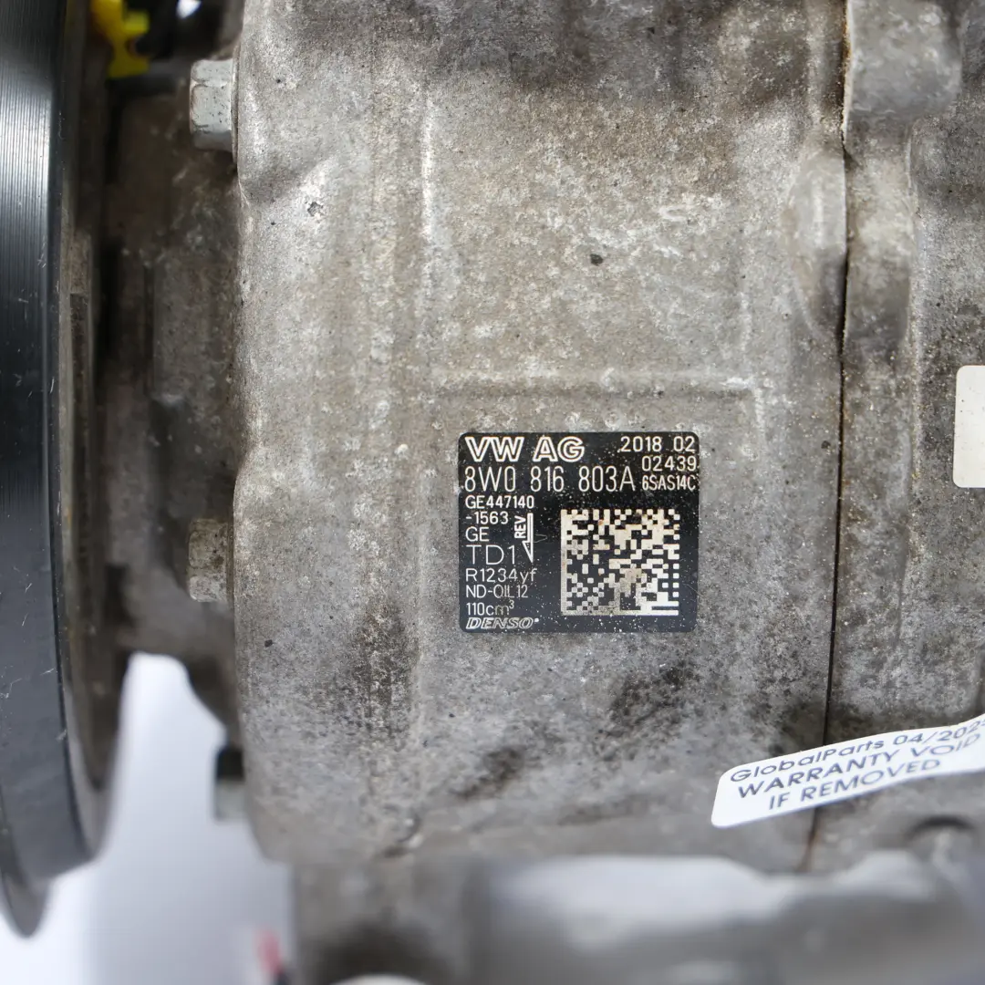 Compresseur De Climatisation Pompe pour Audi A4 S4 B9 3.0 TFSI à propos du numéro de pièce 8W0816803A Audi A4 S4 B9 3.0 TFSI Compresseur De Climatisation Pompe - SKU 8W0816803A - Numéro de pièce 8W0816803A