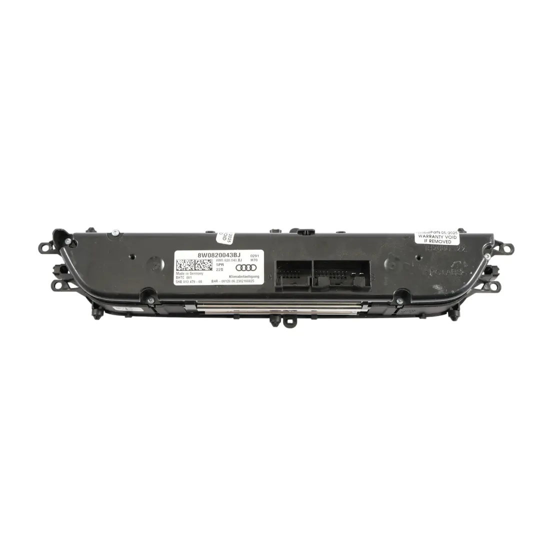 Klimatisierungsautomatik Klimabedienfeld für Audi A4 B9 mit Teilenummer 8W0820043BJ Audi A4 B9 Klimatisierungsautomatik Klimabedienfeld - SKU 8W0820043BJ - Teilenummer 8W0820043BJ