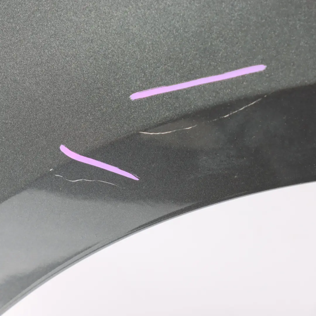 Side Panel Front Right O/S Wing Fender Daytona Grey Pearl Effect Z7S to Audi A4 B9 with Part number 8W0821106A Audi A4 B9 Side Panel Front Right O/S Wing Fender Daytona Grey Pearl Effect Z7S - SKU 8W0821106A-DGR - Part number 8W0821106A